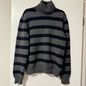 PRADA wool turtle neck striped sweater
